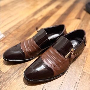 Men's Brown Leather Dress Shoes